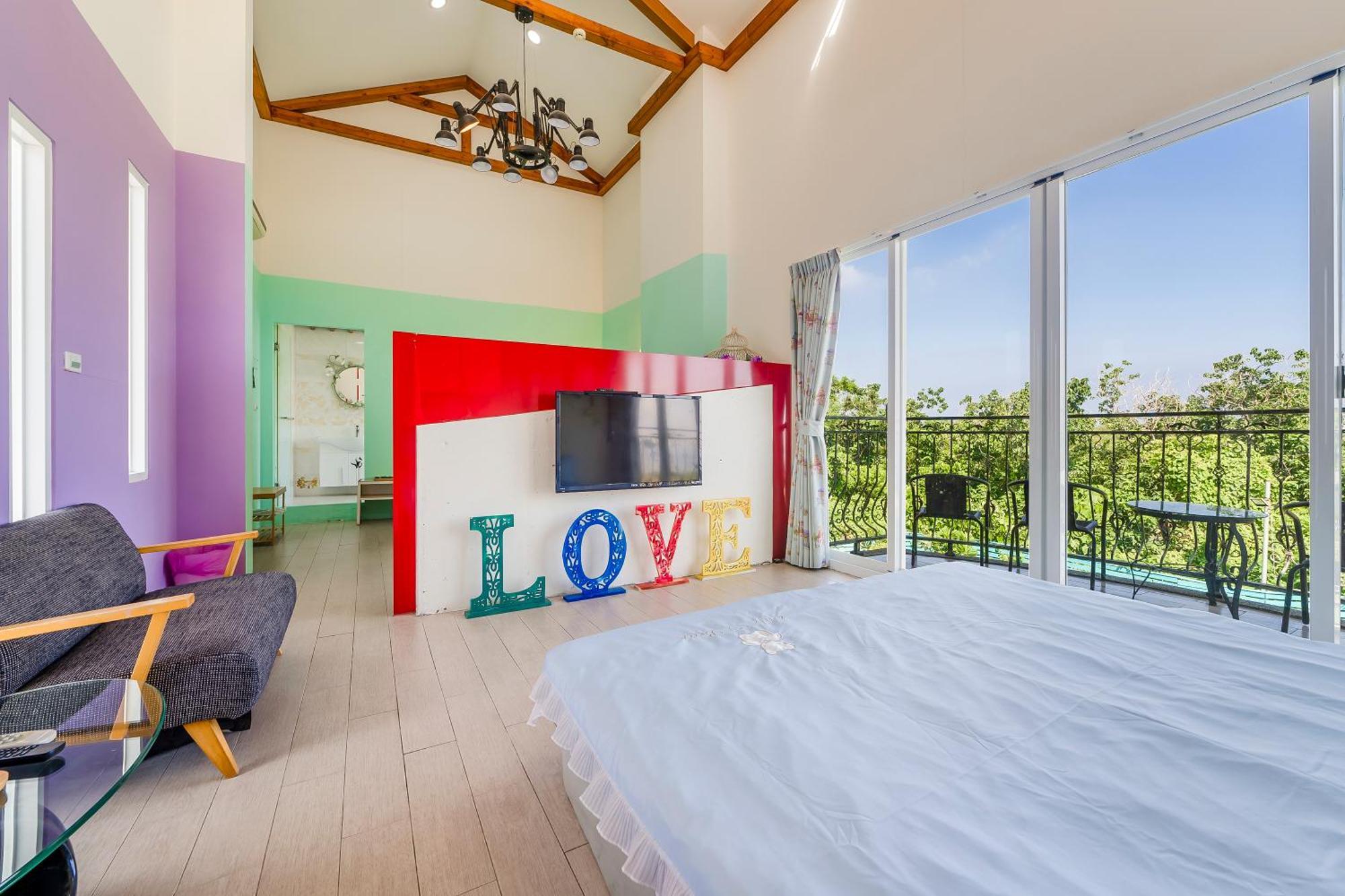 Happiness Ocean View B&B Xiaoliuqiu Bagian luar foto